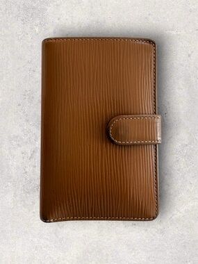 Rare Vintage Louis Vuitton Brown Epi Wallet